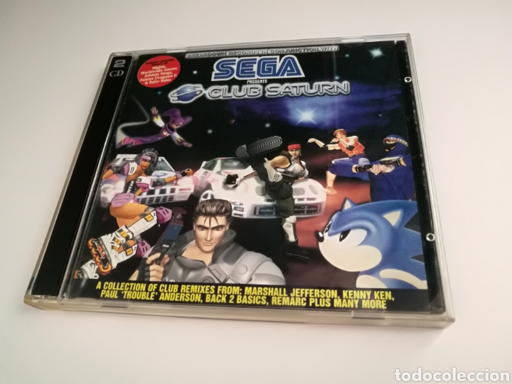 Sega presents Club Saturn (CD+CD RomDemos 1996) .Muy difícil. Perfecto estado.