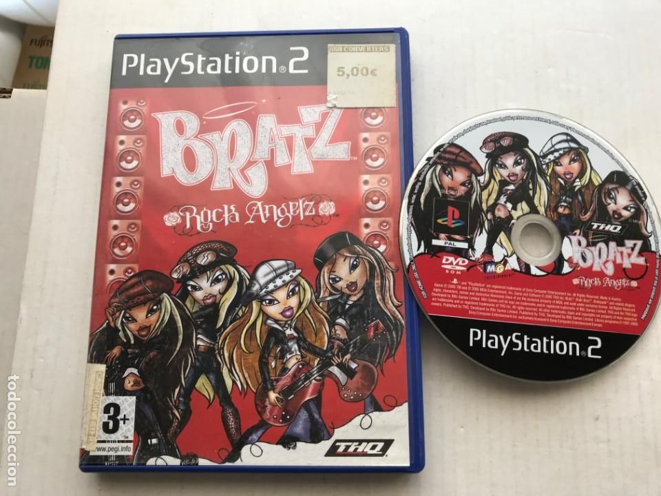 BRATZ ROCK ANGELZ PS2 PLAYSTATION 2 PLAY STATION TWO KREATEN