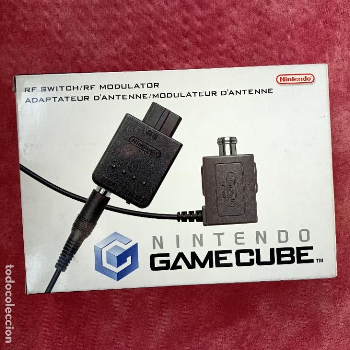 NINTENDO GAMECUBE ADAPTADOR DE ANTENA RF SWITCH moduler nuevo a estrenar Game cube ORIGINAL