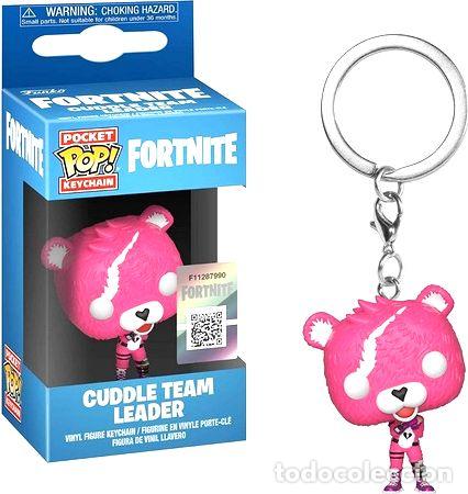 funko pop keychain llavero fortnite cuddle team leader