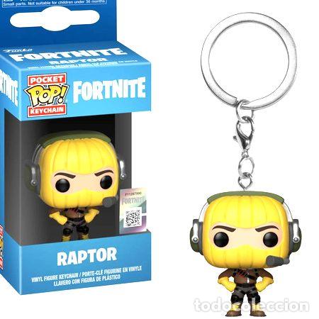 funko pop llavero raptor fortnite keychain regalosleon