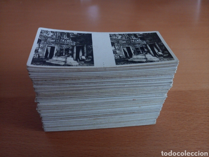 Lote de cromos diferentes del álbum estereoscópico Europa de chocolate solsona estereoscópicos
