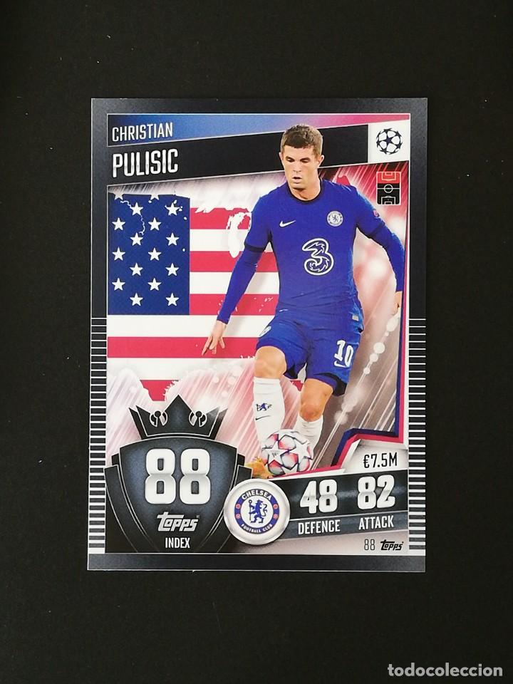 #088 88 PULISIC CHELSEA 2020 2021 TOPPS MATCH ATTAX 101