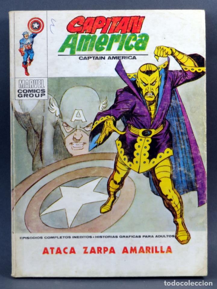 Marvel Comics Capitán América nº 33 Ataca Zarpa Amarilla Ediciones Vértice Taco 1973