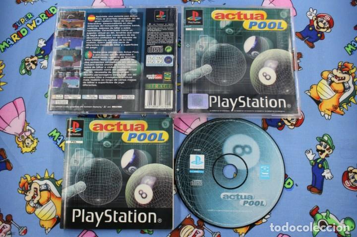 PLAY STATION PS1 PSX ACTUA POOL BUEN ESTADO PAL ESPAÑA