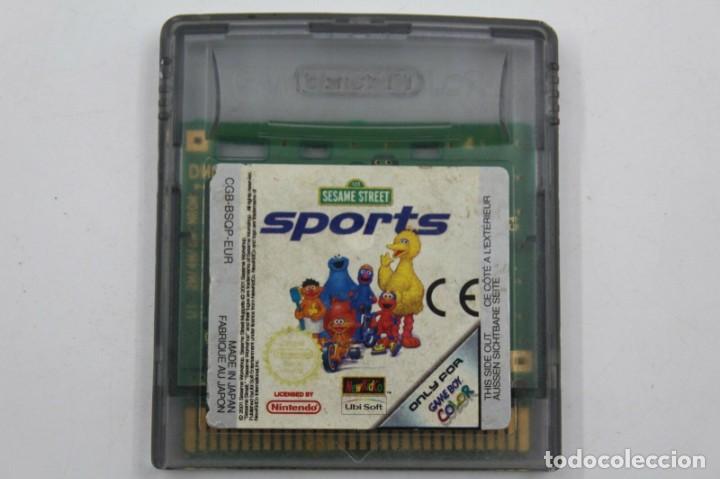 NINTENDO GAME BOY COLOR BARRIO SESAMO SPORTS SOLO CARTUCHO PAL EUR