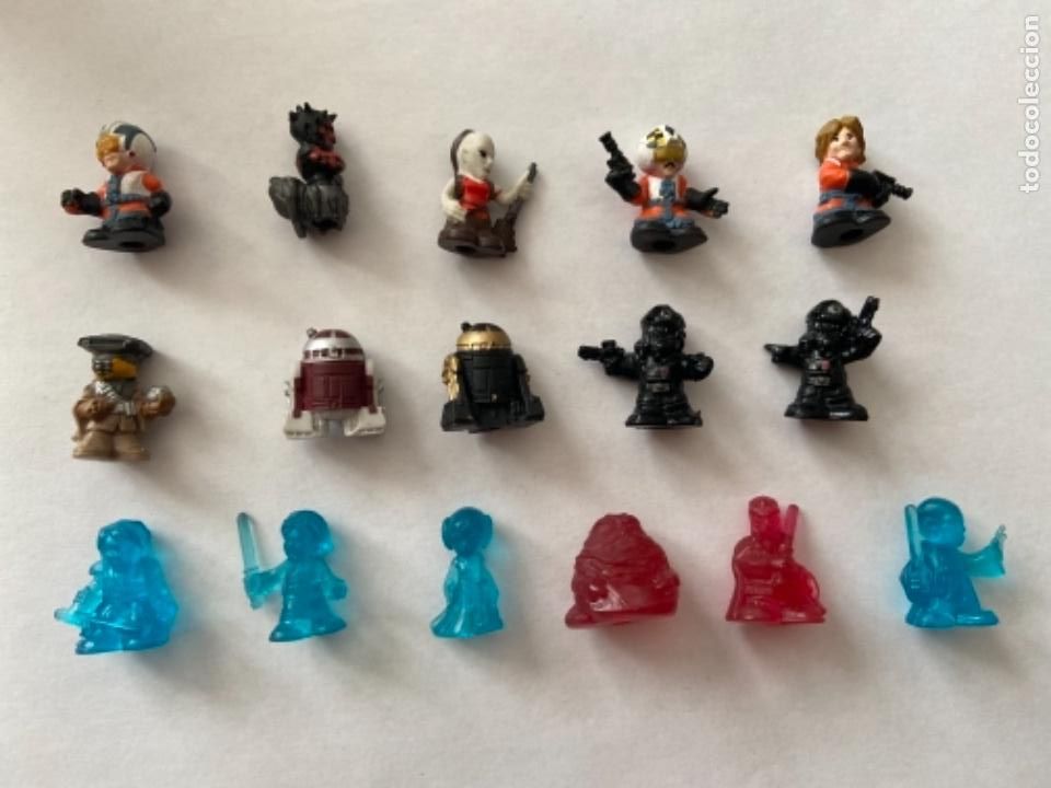 Figuras miniatura goma Star wars