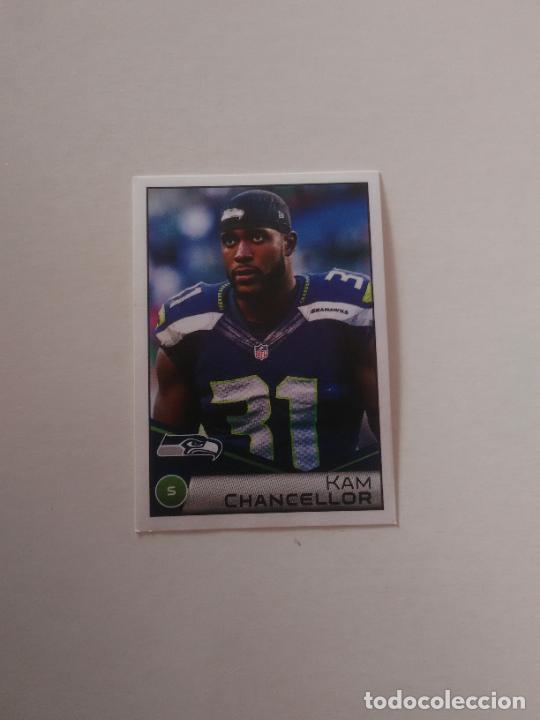 451 KAM CHANCELLOR SEATTLE SEAHAWKS CROMO STICKER FOOTBALL FÚTBOL AMERICANO PANINI NFL 2014