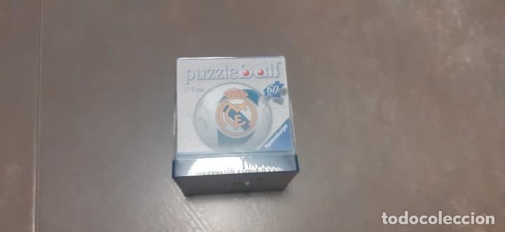 PUZZLE BALL RAVENSBURGER ESCUDO REAL MADRID 60 PIEZAS 7 CM DIAMETRO PRECINTADO PRODUCTO OFICIAL