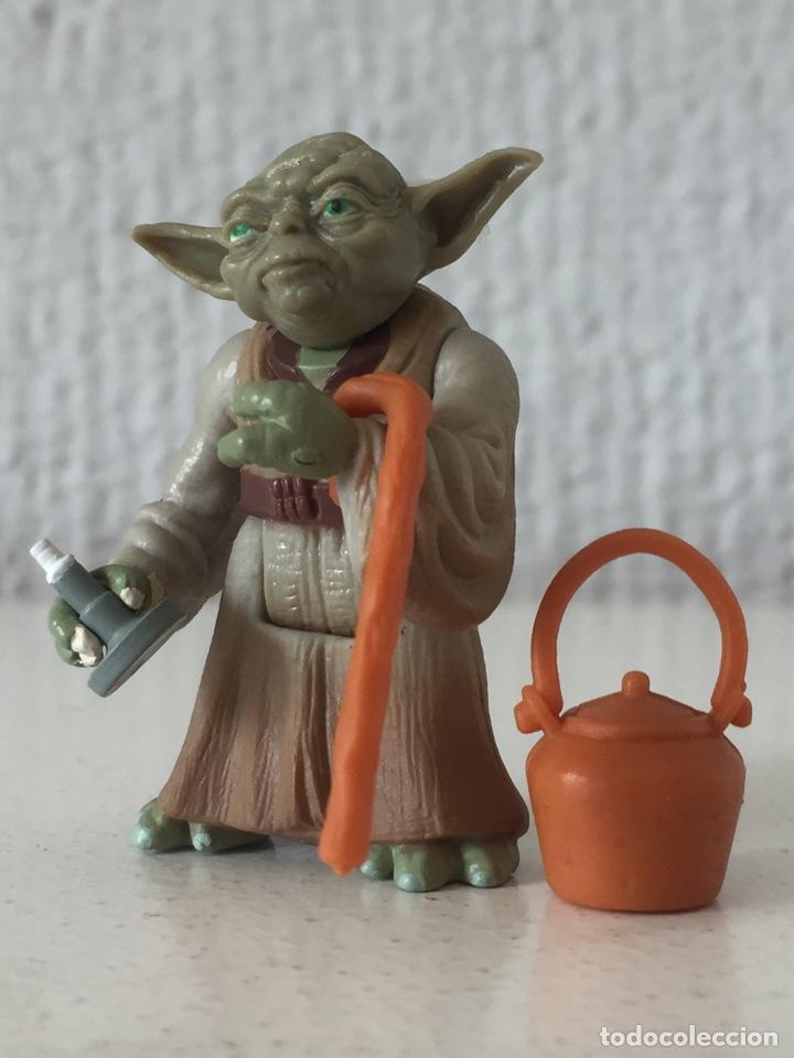 YODA WITH CANE AND BOILING POT - STAR WARS - THE POWER OF THE FORCE- 1998 - ¡NUEVO!