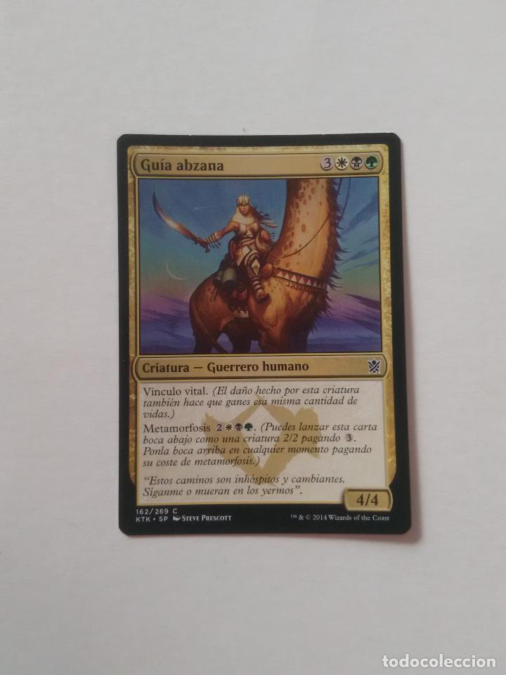 CROMO CARD CARTA MAGIC THE GATHERING DECKMASTER GUÍA ABZANA AÑO 2014 WIZARDS OF THE COAST