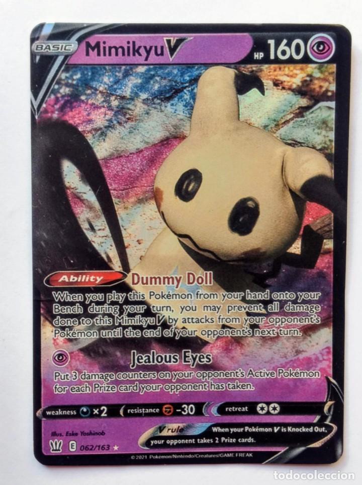 CARTA TRADING CARDS POKÉMON - 2021 - MIMIKYU 062/163