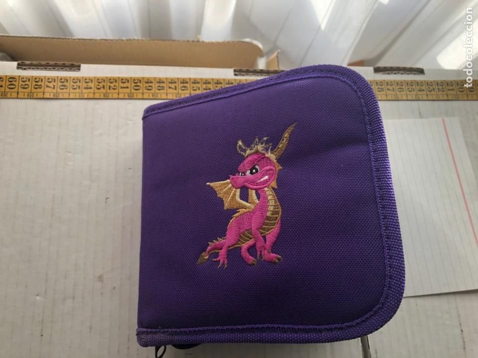 CARPETA PARA CDS SPYRO LILA DRAGON SONY PLAYSTATION ONE PLAY STATION 1 PSX PS1 PSONE KREATEN