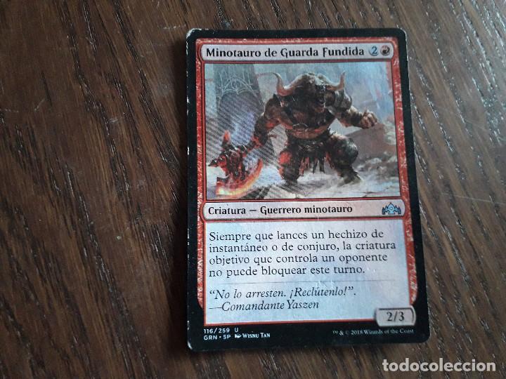 carta magic the gathering, deckmaster. Minotauro de guarda fundida, 116/259, año 2018