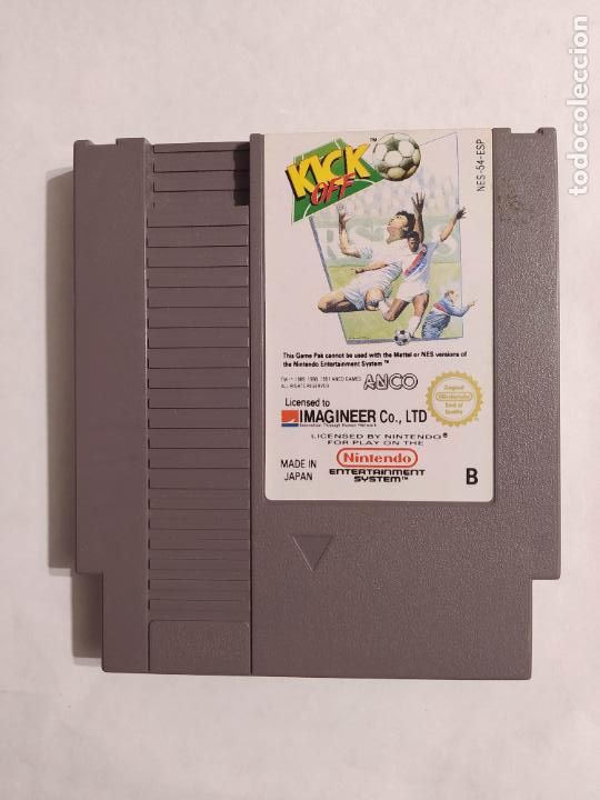 JUEGO Kick off Nintendo NES. SOLO CARTUCHO. TDKV5
