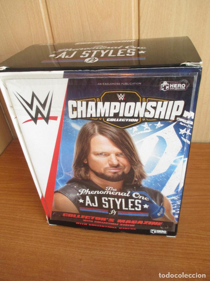 CHAMPIONSHIP COLLECTION: FIGURA AJ STYLES ( HERO COLLECTOR) , FIGURA DE PRESSING CATCH