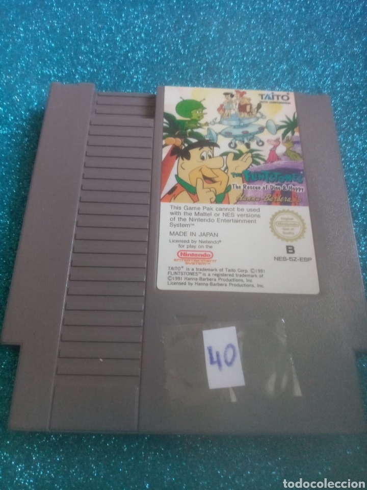Juego Nintendo Nes 8 bits The Flintstones