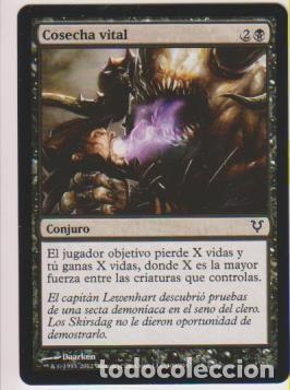 MTG MAGIC THE GATHERING COSECHA VITAL CONJURO AVACYN RESTORED 2012 CROMO M