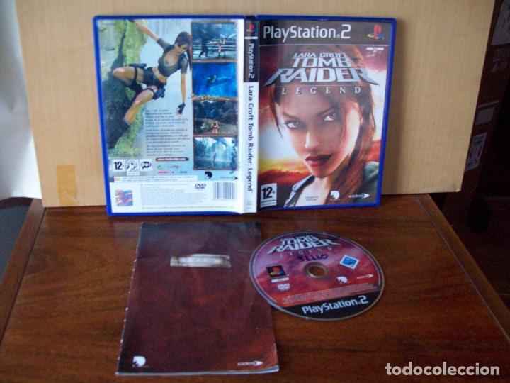 LARA CROFT TOMB RAIDER - LEGEND - JUEGO PLAYSTATION 2 PAL ESPAÑA CON MANUAL INSTRUCCIONES