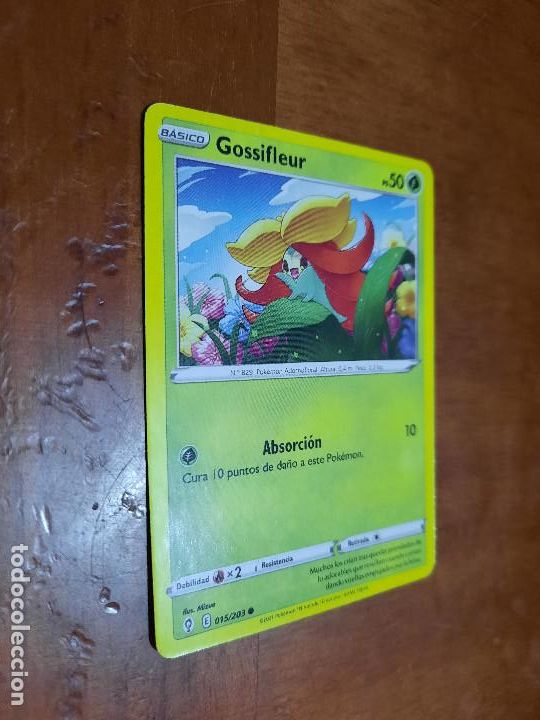 GOSSIFLEUR. BÁSICO. CIELOS EVOLUTIVOS. TRADING CARD POKEMON TCG. CASTELLANO. BUEN ESTADO