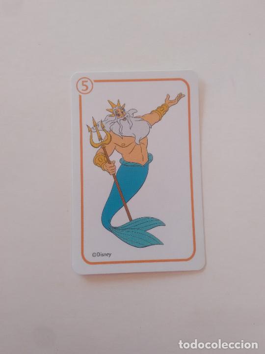 Nº 5 LA SIRENITA PELICULA WALT DISNEY CROMO CARTA CARD JUEGO BARAJA NAIPES INFANTIL