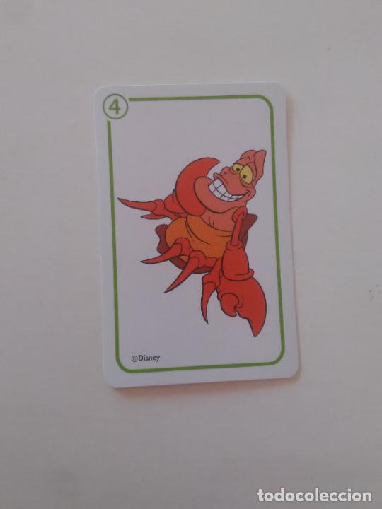 Nº 4 LA SIRENITA PELICULA WALT DISNEY CROMO CARTA CARD JUEGO BARAJA NAIPES INFANTIL
