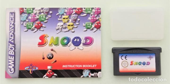 JUEGO ORIGINAL SNOOD DE GAME BOY ADVANCE (GBA) + CAJA + INSTRUCCIONES