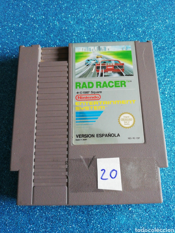 Juego Nintendo Nes Rad Racer