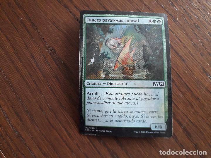 carta magic the gathering, deckmaster. Fauces pavorosas colosal, 172/280, año 2018