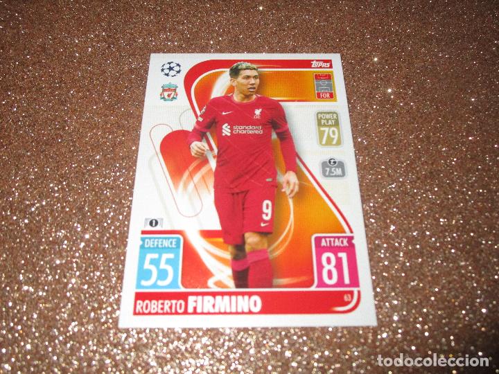 R. FIRMINO - 63 - LIVERPOOL - MATCH ATTAX 2021-2022 (21-22) - TOPPS