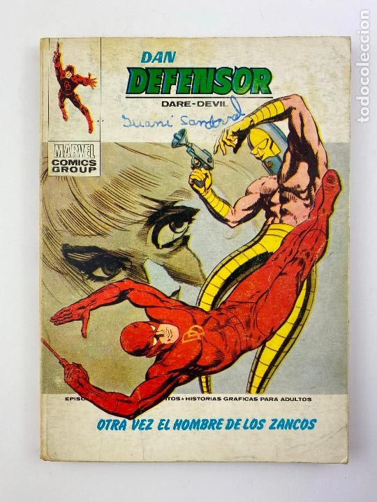 Marvel Comics Dan Defensor nº 45 Otra vez hombre zancos Ediciones Vértice Taco 1969