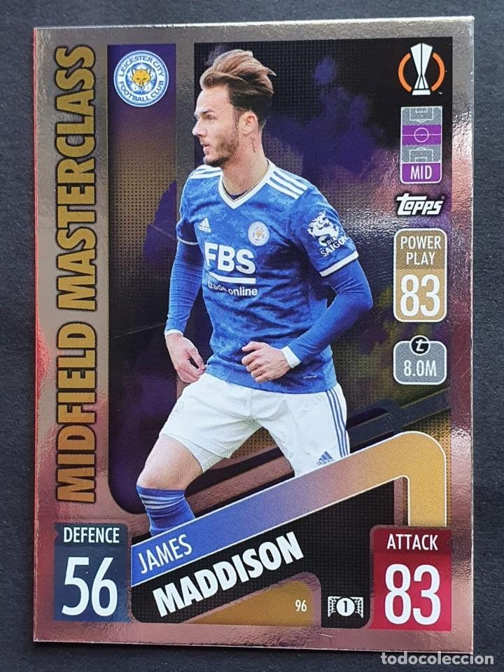MIDFIELD MASTERCLASS #96 MADDISON (Leicester) TOPPS MATCH ATTAX 21-22 FOIL