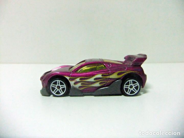 MS-T SUZUKA - HOT WHEELS MATTEL 2012 HEAT FLEET 5-PACK - COCHE 1:64 JUGUETE FLAMES PURPLE TOY CAR
