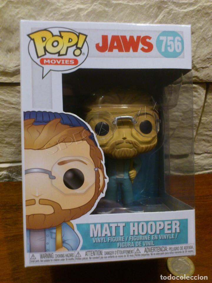 JAWS - TIBURON - MATT HOOPER - 756 - ORIGINAL - FUNKO - POP - MOVIES - FIGURA - NUEVA