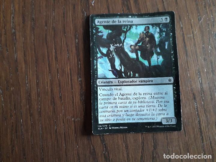 carta magic the gathering, deckmaster. Agente de la reina, 114/279, año 2017