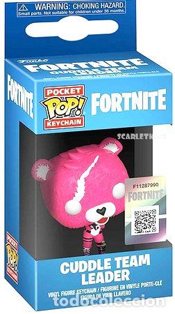 funko pop llavero fortnite cuddle team leader original