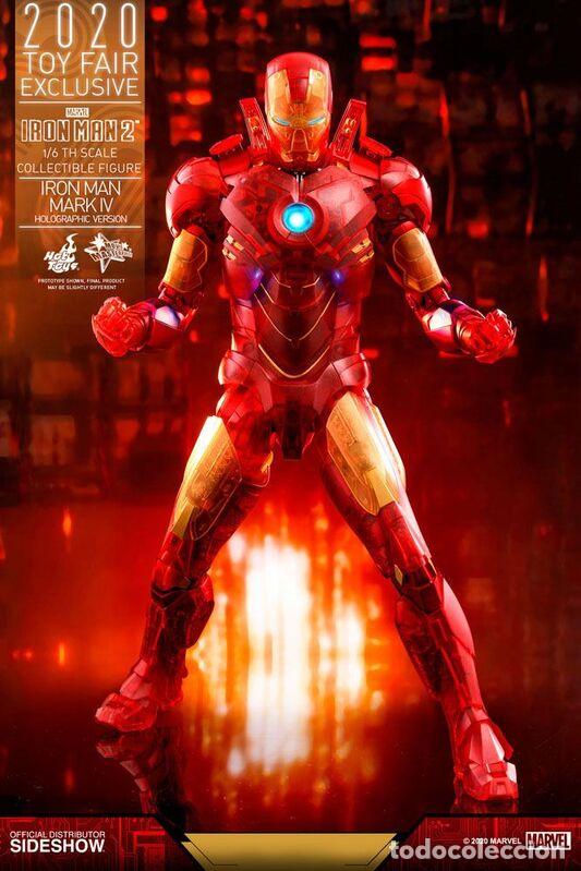 HOT TOYS-Iron Man 2 Figura MM 1/6 Iron Man Mark IV (Holographic Version) 2020 Toy Fair Exclusive 30