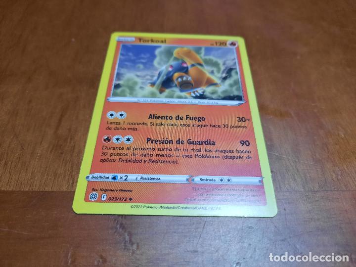 TORKOAL 23. POKEMON ASTROS BRILLANTES. BUEN ESTADO. TRADING CARD. CROMO. CARTA