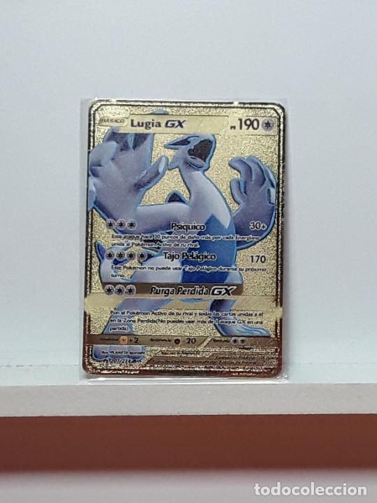 POKEMON METAL ORO DORADO LUGIA GX PS 190