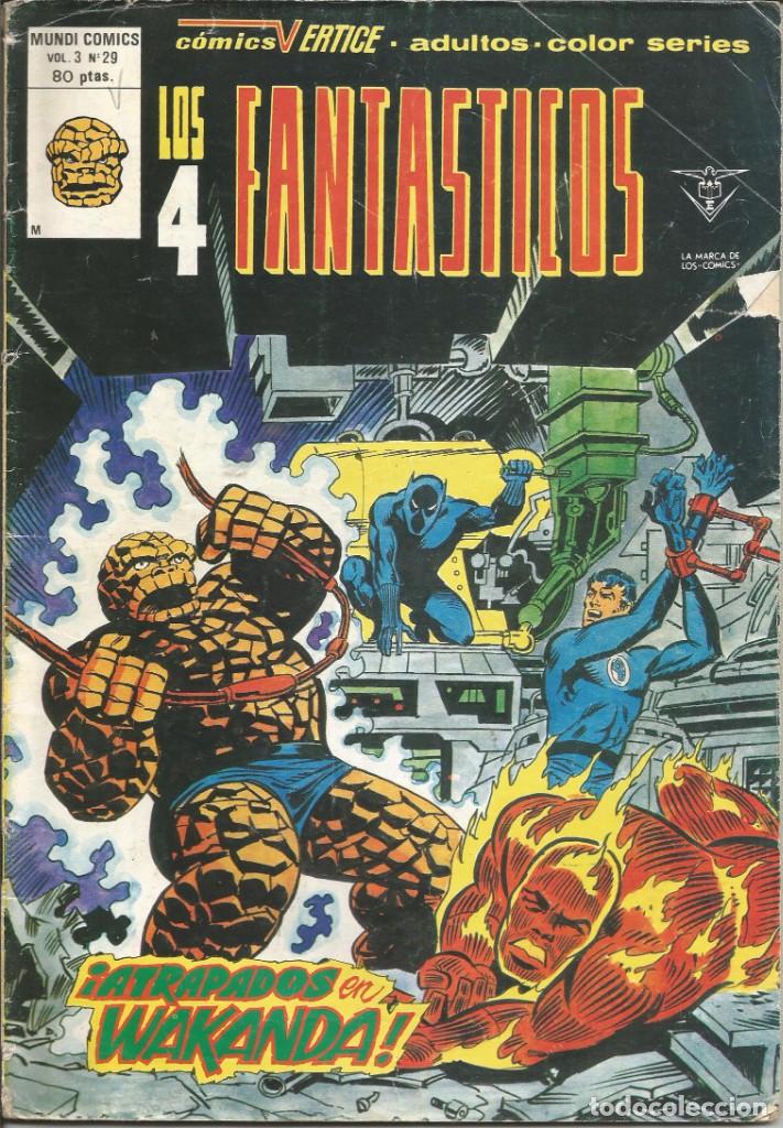 Los 4 Fantásticos V3. Nº 29 Atrapados en Wakanda Mundi Cómics Vértice 1978
