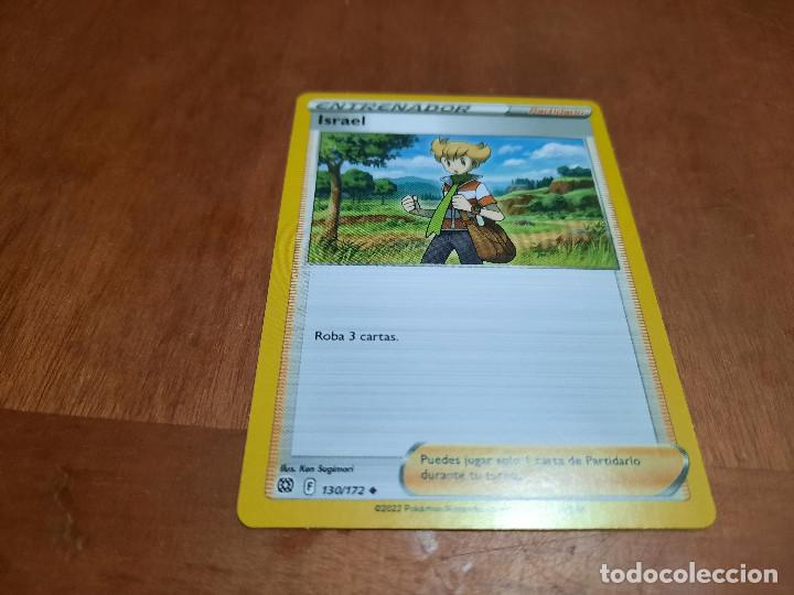 ISRAEL ENTRENADOR 130. TRADING CARD POKEMON TCG. CASTELLANO. BUEN ESTADO
