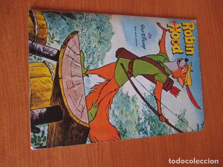 ALBUM DE CROMOS: ROBIN HOOD , WALT DISNEY ( FALTAN 13 CROMOS ) EDICIONES FHER 1974