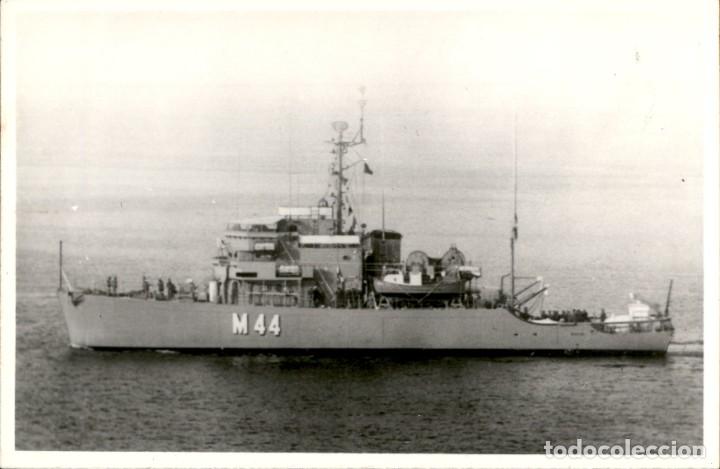 Cazaminas Guadiana M-44 Clase Agree FOTO HISTORICA ORIGINAL FOTOGRAFIA CASAU CARTAGENA AÑOS 50