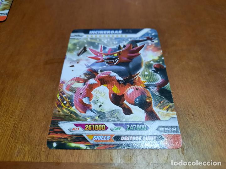 INCINEROAR HP POKEMON. BUEN ESTADO. TRADING CARD. CROMO. CARTA