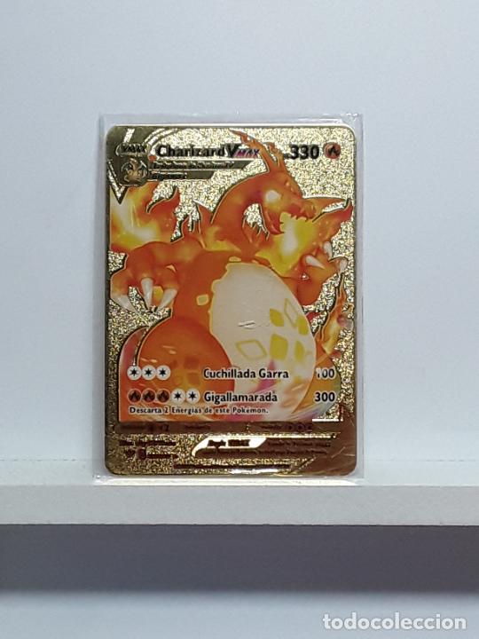 POKEMON METAL ORO DORADO CHARIZARD VMAX PS 330