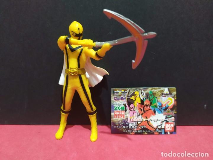 figura desmontable de goma pvc power rangers bandai