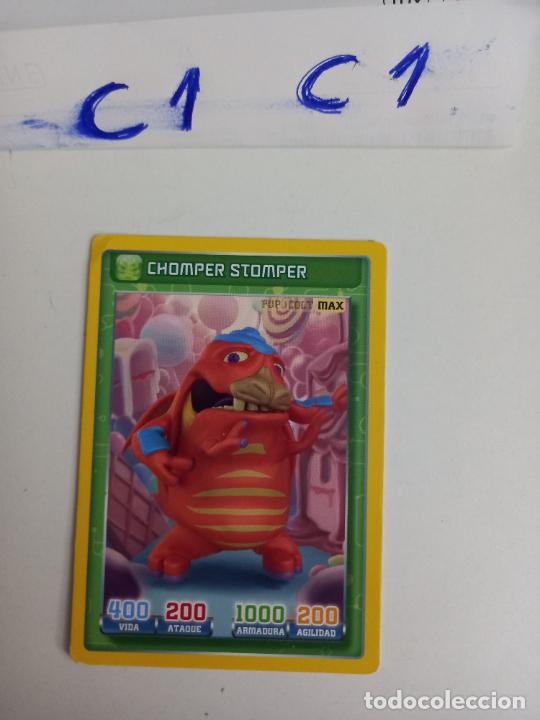 trading card INVIZIMALS 2009-2016 de PANINI N°096 CHOMPER STOMPER