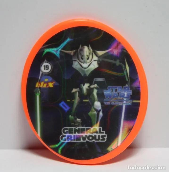 19 GENERAL GRIEVOUS tazo tazos star wars THE CLONE WARS blix matutano