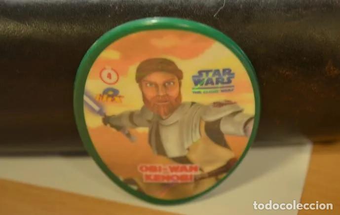 4 OBI WAN KENOBI tazo tazos star wars THE CLONE WARS blix matutano