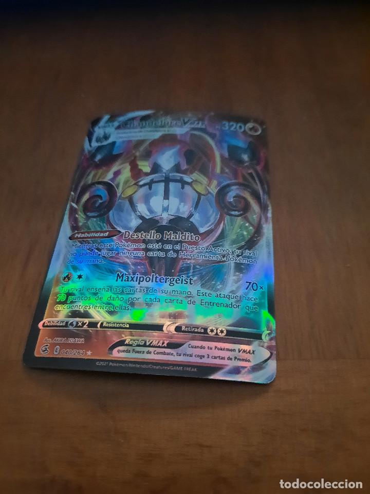 CHANDALURE VMAX 40 BRILLANTE POKEMON. COMO NUEVA. TRADING CARD. CROMO. CARTA